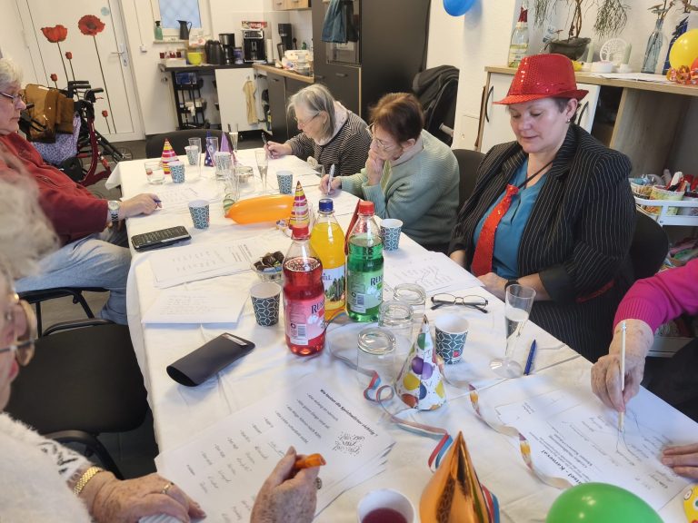 Stuhlgymnastik und Fasching